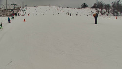 Sjezdovka skiareálu Hlubočky