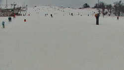 Sjezdovka skiareálu Hlubočky