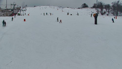 Sjezdovka skiareálu Hlubočky