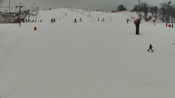 Sjezdovka skiareálu Hlubočky