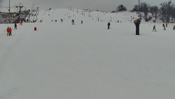 Sjezdovka skiareálu Hlubočky