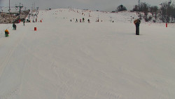 Sjezdovka skiareálu Hlubočky