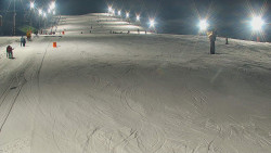 Sjezdovka skiareálu Hlubočky