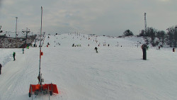 Sjezdovka skiareálu Hlubočky