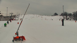 Sjezdovka skiareálu Hlubočky