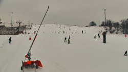 Sjezdovka skiareálu Hlubočky