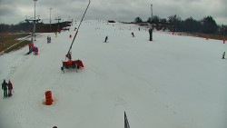 Sjezdovka skiareálu Hlubočky