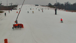 Sjezdovka skiareálu Hlubočky