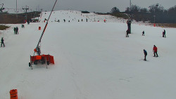 Sjezdovka skiareálu Hlubočky