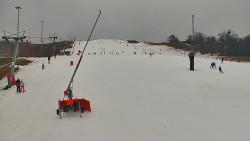 Sjezdovka skiareálu Hlubočky