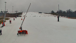 Sjezdovka skiareálu Hlubočky