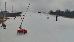 Sjezdovka skiareálu Hlubočky