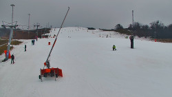 Sjezdovka skiareálu Hlubočky