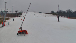 Sjezdovka skiareálu Hlubočky