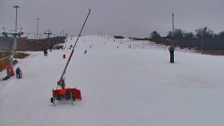 Sjezdovka skiareálu Hlubočky