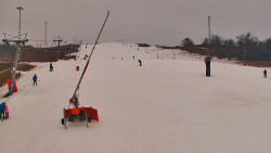 Sjezdovka skiareálu Hlubočky