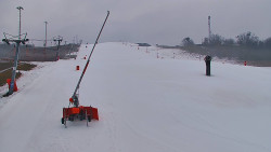 Sjezdovka skiareálu Hlubočky