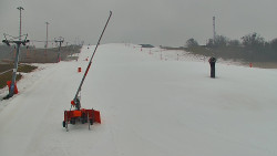 Sjezdovka skiareálu Hlubočky