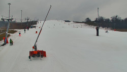 Sjezdovka skiareálu Hlubočky