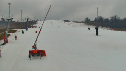 Sjezdovka skiareálu Hlubočky