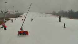 Sjezdovka skiareálu Hlubočky