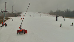 Sjezdovka skiareálu Hlubočky