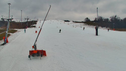 Sjezdovka skiareálu Hlubočky