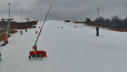 Sjezdovka skiareálu Hlubočky