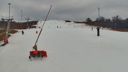 Sjezdovka skiareálu Hlubočky