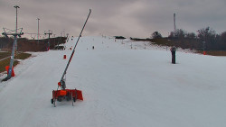 Sjezdovka skiareálu Hlubočky