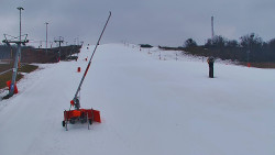 Sjezdovka skiareálu Hlubočky