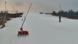 Sjezdovka skiareálu Hlubočky