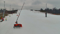 Sjezdovka skiareálu Hlubočky