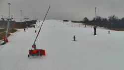 Sjezdovka skiareálu Hlubočky