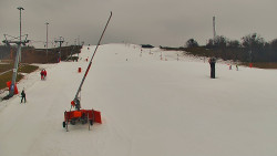 Sjezdovka skiareálu Hlubočky