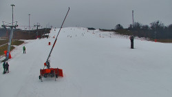 Sjezdovka skiareálu Hlubočky