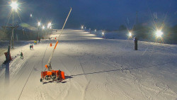 Sjezdovka skiareálu Hlubočky