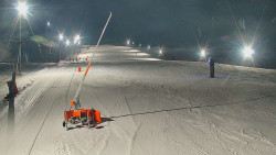 Sjezdovka skiareálu Hlubočky