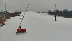 Sjezdovka skiareálu Hlubočky