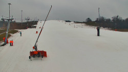 Sjezdovka skiareálu Hlubočky