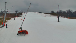 Sjezdovka skiareálu Hlubočky