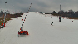 Sjezdovka skiareálu Hlubočky