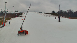 Sjezdovka skiareálu Hlubočky