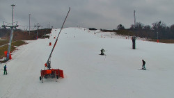 Sjezdovka skiareálu Hlubočky