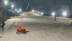 Sjezdovka skiareálu Hlubočky