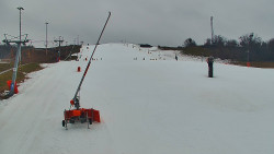 Sjezdovka skiareálu Hlubočky