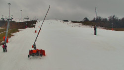 Sjezdovka skiareálu Hlubočky