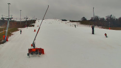 Sjezdovka skiareálu Hlubočky