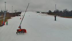 Sjezdovka skiareálu Hlubočky