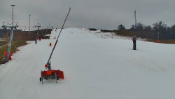 Sjezdovka skiareálu Hlubočky